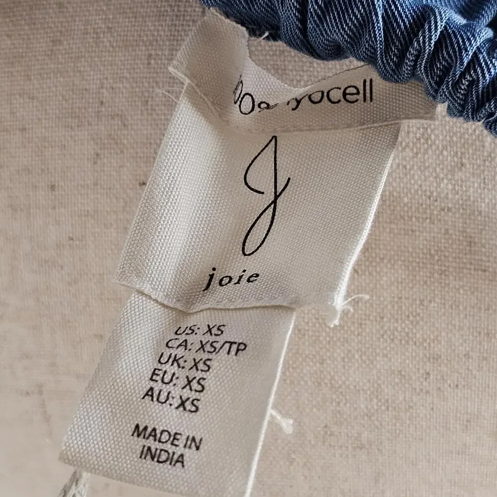 NWT Joie Women's Blue/100% Lyocell Top Size XS - Picture 3 of 6